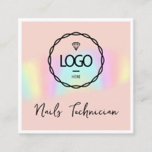 KR-code voor schoonheidskundigen Logo Geframeerd M