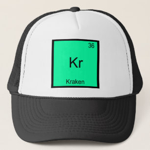 Kr - Kraken Funny Chemistry Element Symbol T-Shirt Trucker Pet
