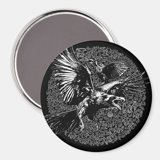 KRA KRA! MAGNEET (Voorkant / Achterkant)