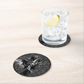 KRA KRA! RONDE KARTONNEN ONDERZETTER (Insitu)