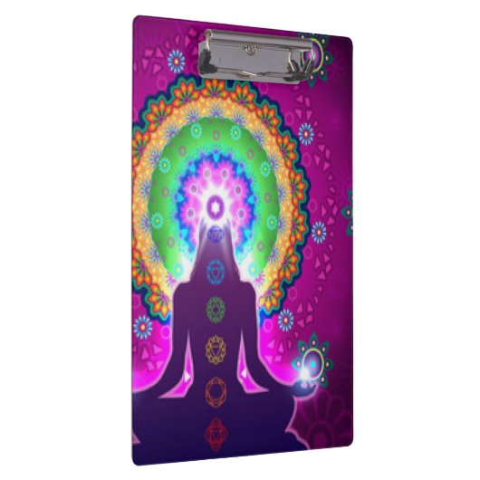 Kra Meditation Floral Pattern Design Klembord (Rechts)