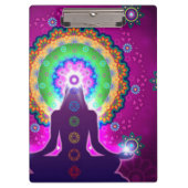 Kra Meditation Floral Pattern Design Klembord (Voorkant)