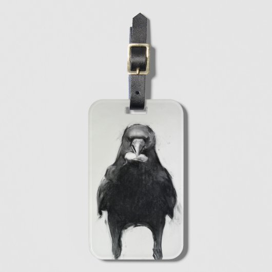 KRAAI BAGAGELABEL (Voorkant (verticaal))