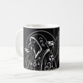 Kraai Bewaker Koffiemok (Voorkant links)