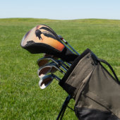 Kraai bij zonsopgang golfheadcover (Insitu)