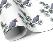 Kraai Dennenkruid Kerstmis Inpakpapier (Rol Hoek)