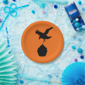 Kraai en cupcake papieren bordje (Feest)