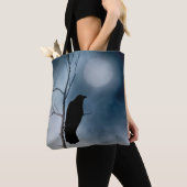 Kraai en de zachte maan tote bag (Dichtbij)