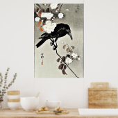 Kraai en Kersenbloesem door Ohara Koson Poster (Keuken)