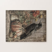  kraai en pompoen stilleven legpuzzel (Horizontaal)