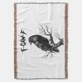 Kraai - F-CAW-F Deken (Voorkant Verticaal)