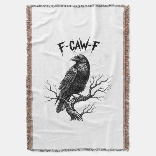 Kraai - F-CAW-F Deken (Voorkant Verticaal)