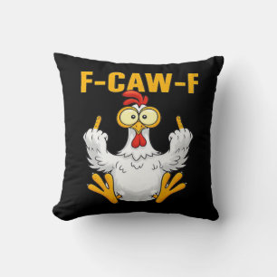 Kraai F-Caw-F Grappige Humor Gotisch Kussen