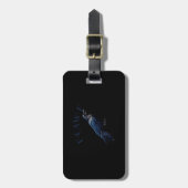 Kraai, F-Caw-F Grappige Vogel Creatieve Casual Bagagelabel (Voorkant verticaal)
