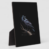 Kraai, F-Caw-F Grappige Vogel Grappige Quote Fotoplaat (Zijkant)