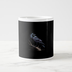 Kraai, F-Caw-F Grappige Vogel Grappige Quote Grote Koffiekop