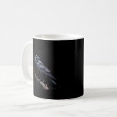 Kraai, F-Caw-F Grappige Vogel Grappige Quote Koffiemok (Voorkant links)