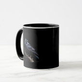 Kraai, F-Caw-F Grappige Vogel Grappige Quote Mok (Voorkant links)