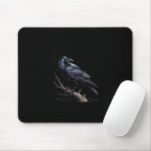 Kraai, F-Caw-F Grappige Vogel Grappige Quote Muismat (Met muis)