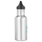 Kraai F-Caw-F Grappige Vogel Retro Waterfles (Links)