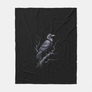 Kraai F-Caw-F Grappige Vogel Zegt Humor Meme Fleece Deken