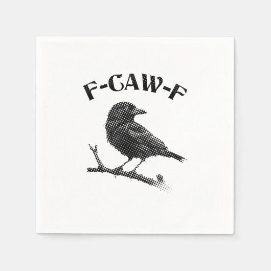 Kraai F-CAW-F Halloween Servet (Voorkant)