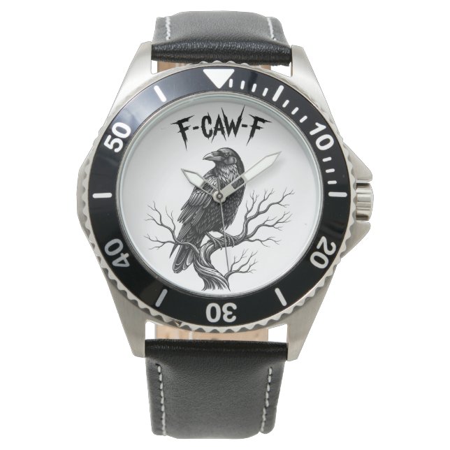 Kraai - F-CAW-F Horloge (Voorkant)