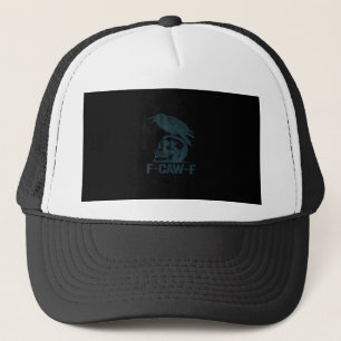 Kraai F-Caw-F Retro Kraai Liefhebber Grappig Trucker Pet