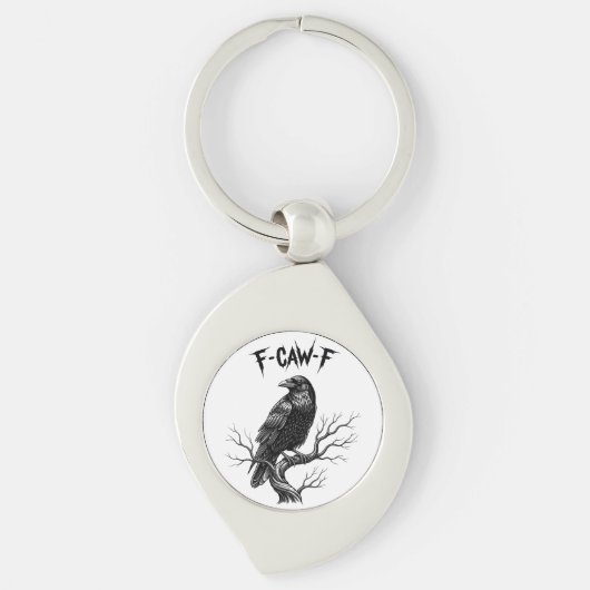Kraai - F-CAW-F Sleutelhanger (Voorkant)