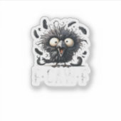 Kraai F-Caw-F Sticker (Voorkant)