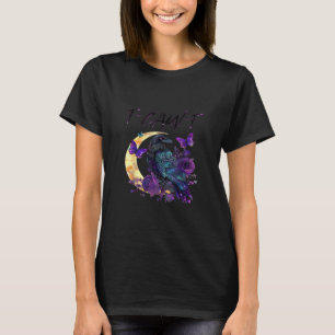 Kraai F Kraai F Grappige Vogel Maan Gotisch Ontwer T-shirt