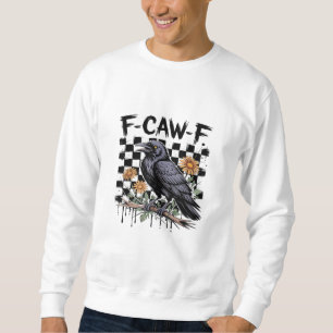 Kraai Flowral, F-Caw-F Grappige Vogel FCAWF Maan G Trui