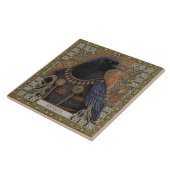 Kraai Gedistilleerd Dier Gepersonaliseerd Naam Vel Tegeltje (Zijkant)