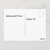 Kraai gefeliciteerd met je verjaardag  briefkaart (Achterkant)