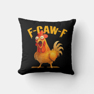 Kraai Humor F-Caw-F Gotische Grappige Retro Koel Kussen