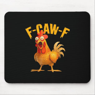 Kraai Humor F-Caw-F Gotische Grappige Retro Koel Muismat