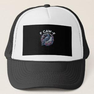 Kraai Humoristische F-Caw-F Grafische Afbeelding V Trucker Pet