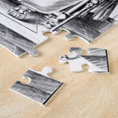 Kraai in bad legpuzzel (Zijkant)