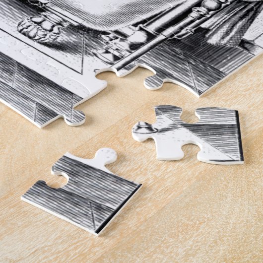 Kraai in bad legpuzzel (Zijkant)