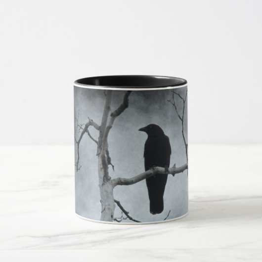 kraai in de gloed mok (Midden)