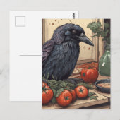 Kraai in de Keuken Briefkaart (Voorkant / Achterkant)