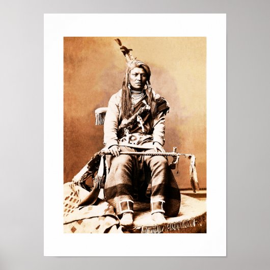 Kraai-indiaan 1880 poster (Voorkant)