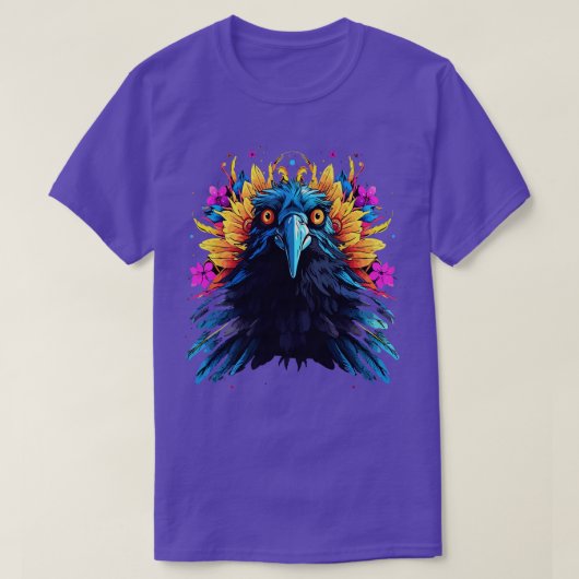 Kraai lachend t-shirt (Design voorkant)