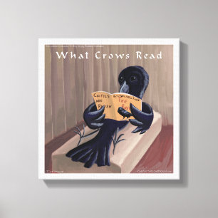 Kraai Leest De Raaf Rick London Canvas Print