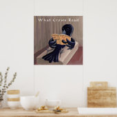 Kraai Leest De Raaf Rick London Poster (Keuken)
