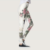 kraai met bloemen leggings (Rechts)
