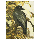 kraai op een tak Theo van Hoytema Klembord (Achterkant)