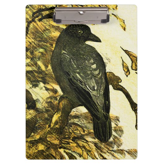 kraai op een tak Theo van Hoytema Klembord (Voorkant)