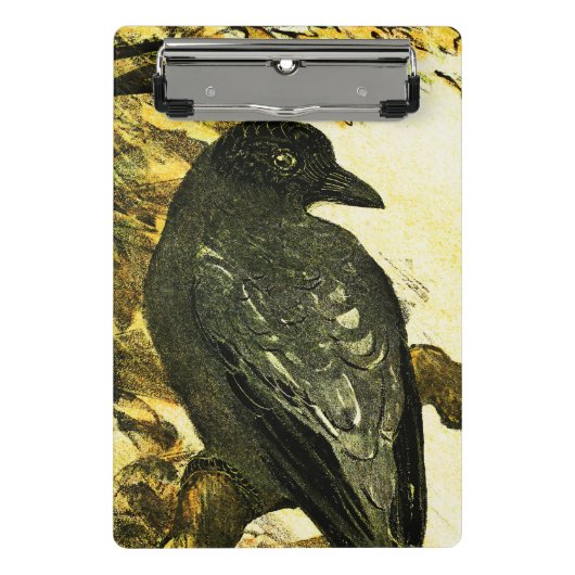 kraai op een tak Theo van Hoytema Mini Klembord (Voorkant)