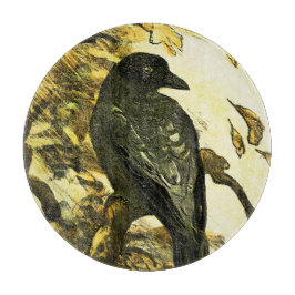  kraai op een tak Theo van Hoytema Snijplank